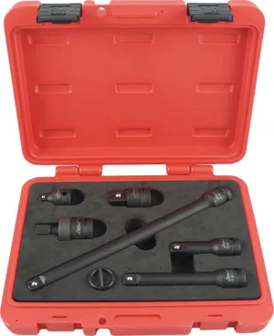 1/2-Inch Drive 6 Piece Impact Adaptor Set KC Tools