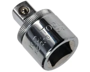 1/2" Drive Adaptor 1/2" Female To 3/8" Male KC Tools