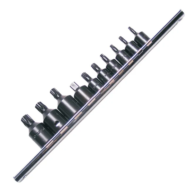 1/4" & 3/8" Drive Socket Set, Star, 10 Piece KC Tools