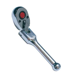 1/4" Drive Ratchet, Banjo Flex Head Stubby 72 Teeth Auto Eject KC Tools