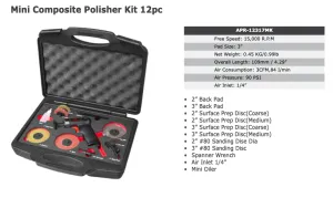Mini Air Sander Kit KC Tools