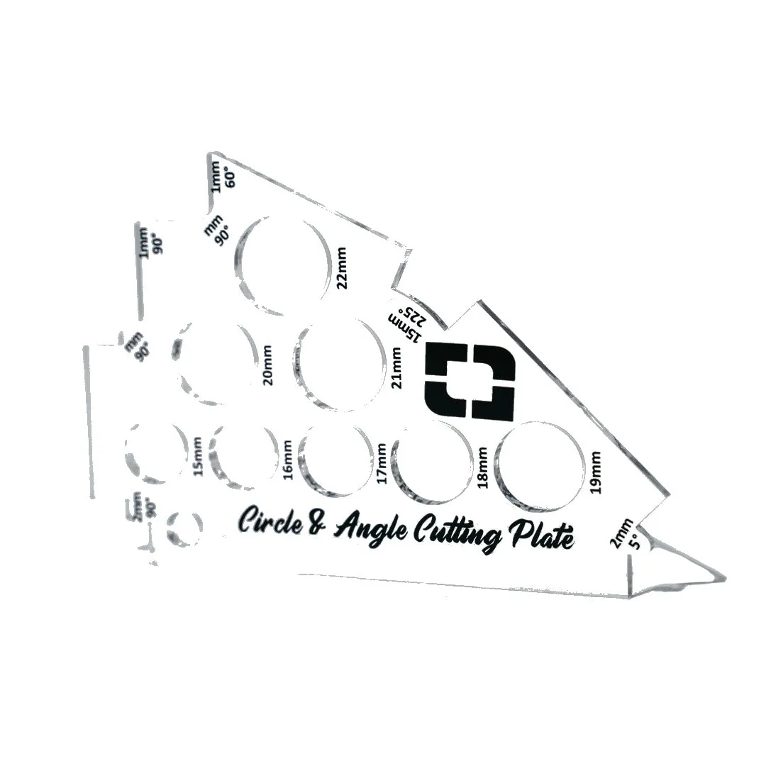 OPTICLE Circle & Angle Cutting Plate  Precision Tool for Window Tint & PPF